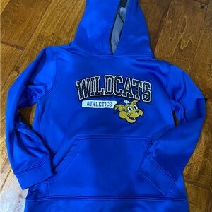 Kentucky wildcats Youth Medium Russell Athletic Wildcats Blue Kids Hoodie